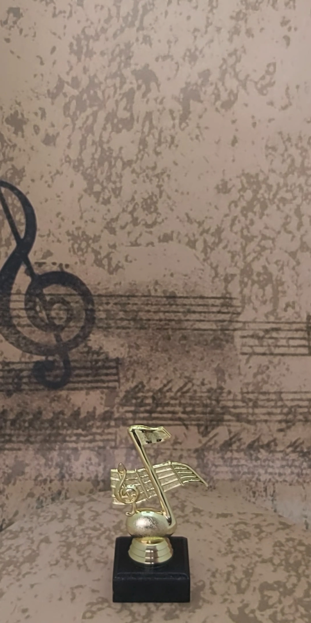 Music Note Trophy 125mm