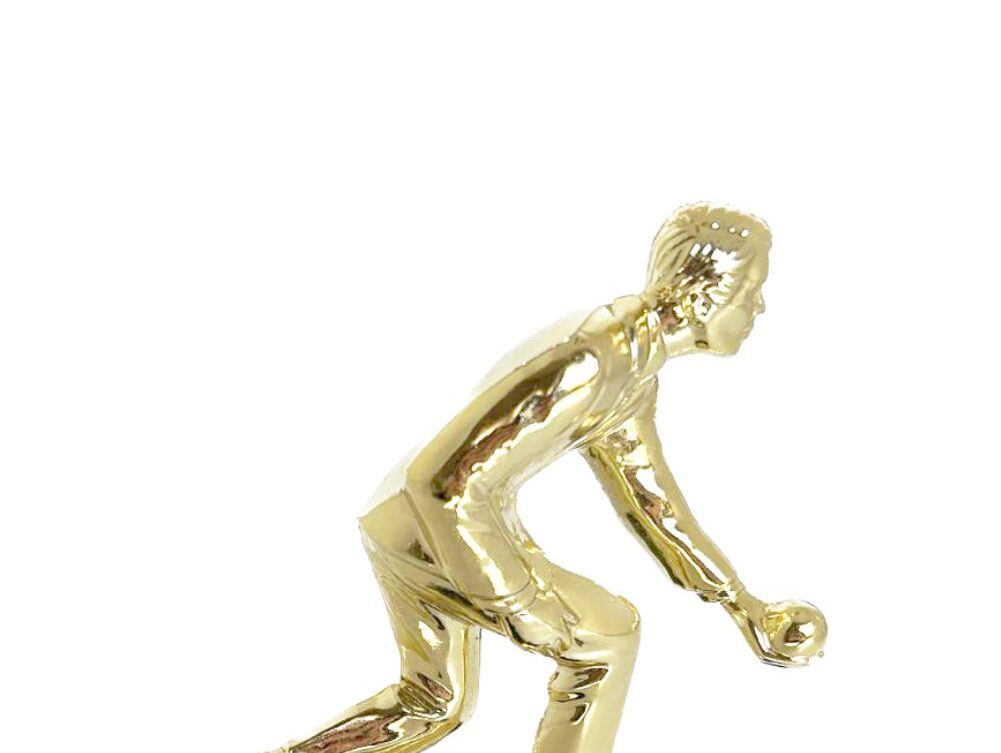 Bowls Lawn Bowler Male Trophy 155mm