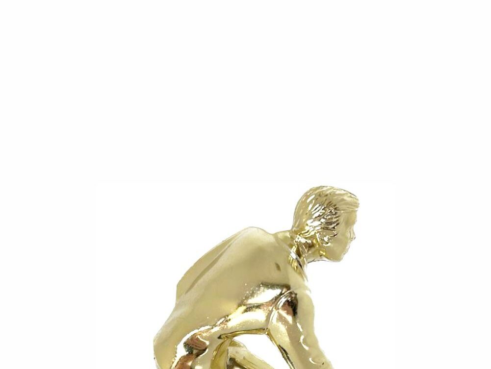 Bowls Lawn Bowler Male Trophy 130mm