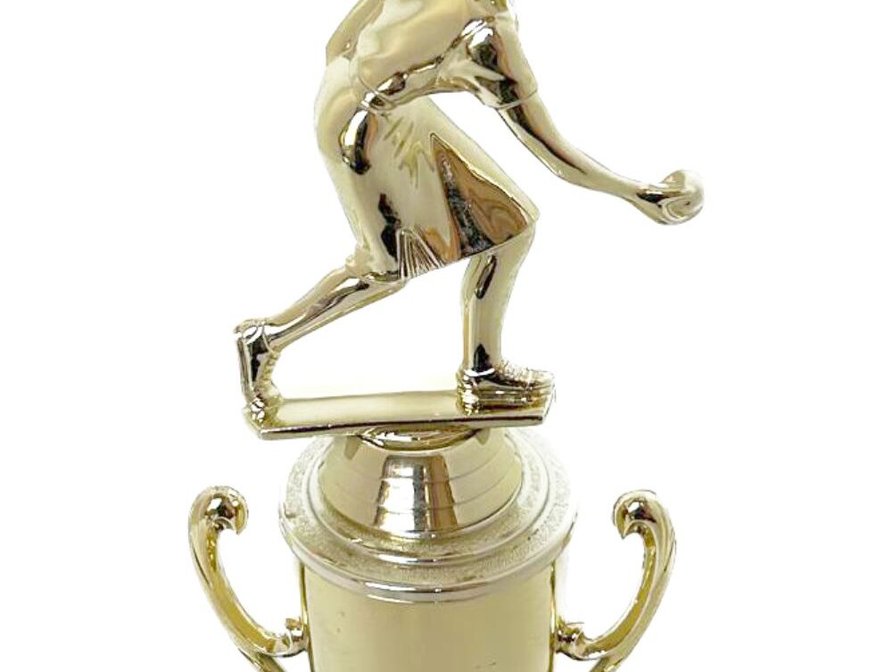Bowls Lawn Bowler Female Trophy 265mm