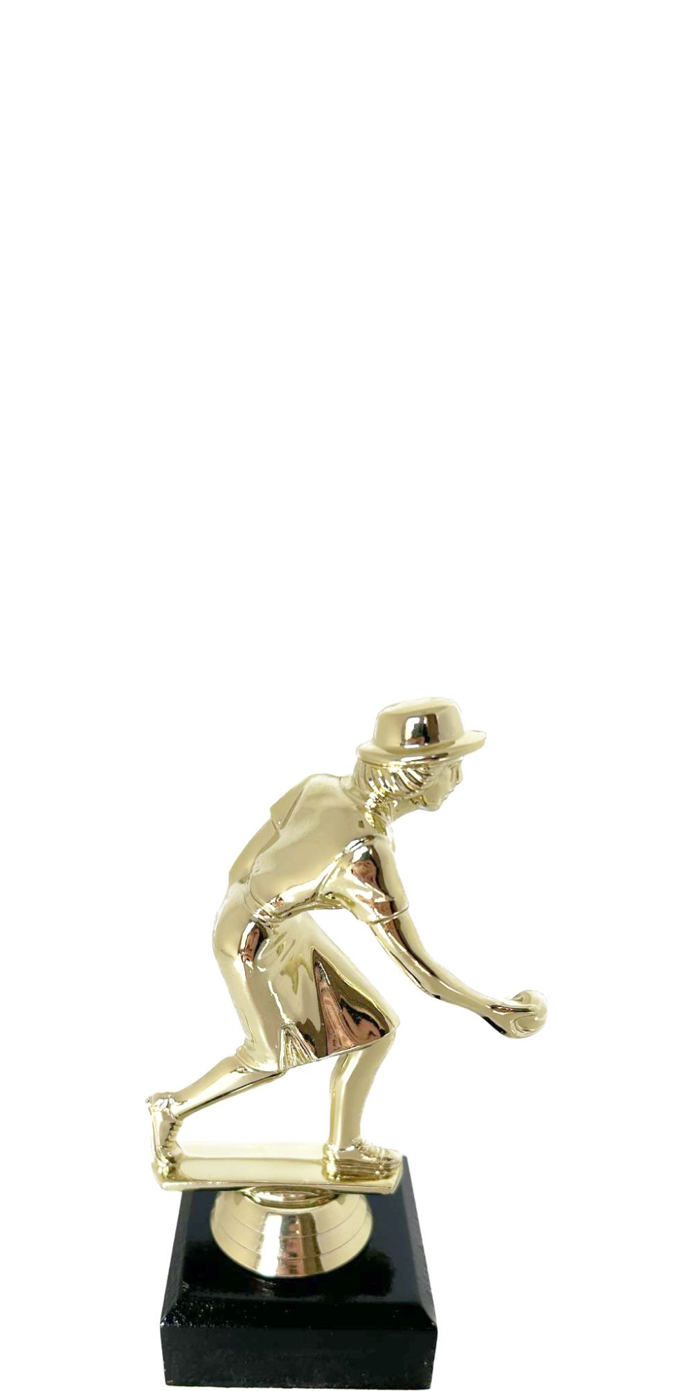 Bowls Lawn Bowler Female Trophy 130mm