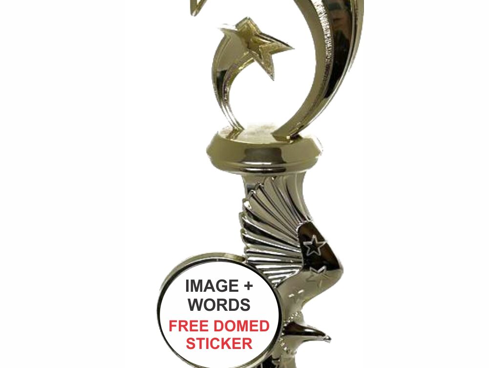 STAR EAGLE HOLDER TROPHY BLUE 460mm