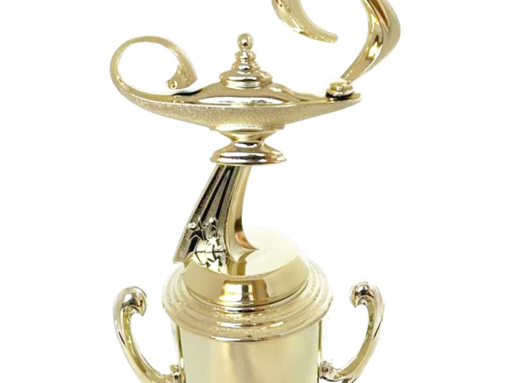 Lamp Of Knowledge Lamp All Star Trophy 350mm