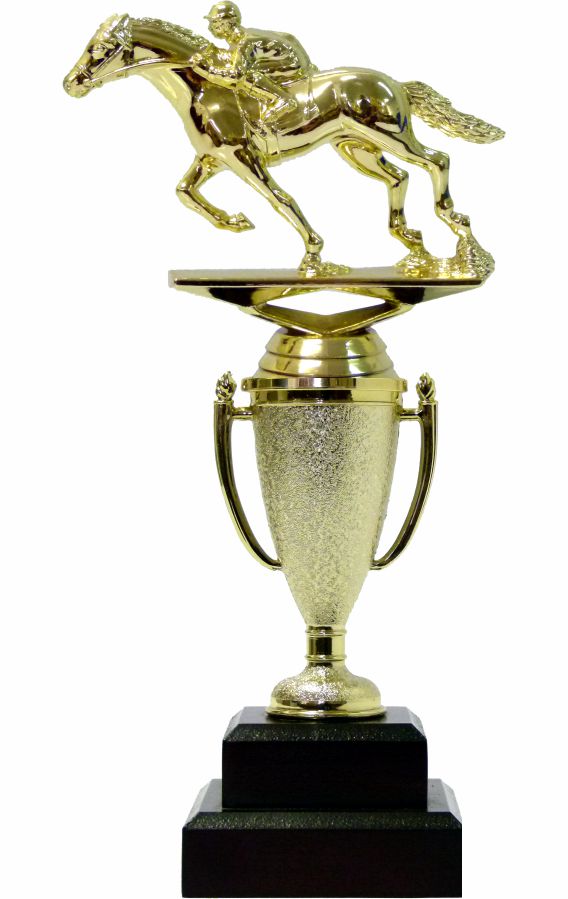 Horse Racing Trophy 225mm