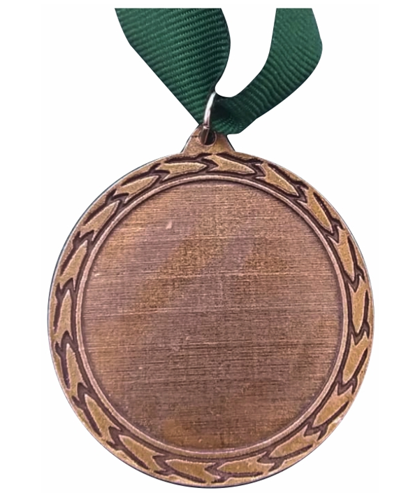 Bronze Plain Medal 50mm budget recess, 41mm Recess
