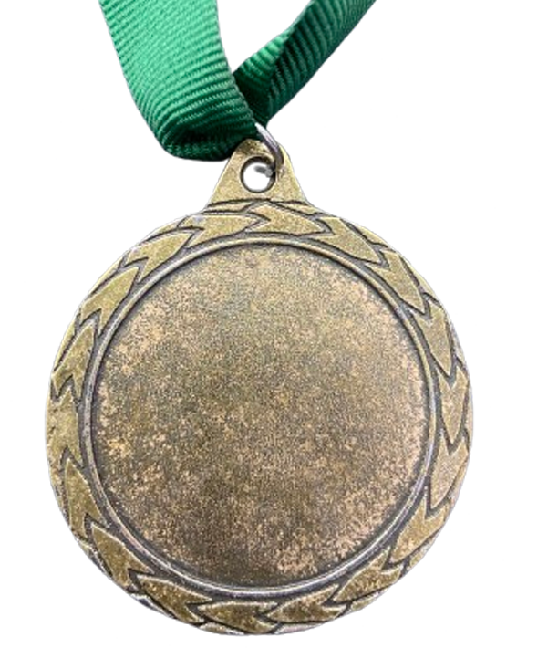Bronze Plain Medal 50mm budget recess, 41mm Recess