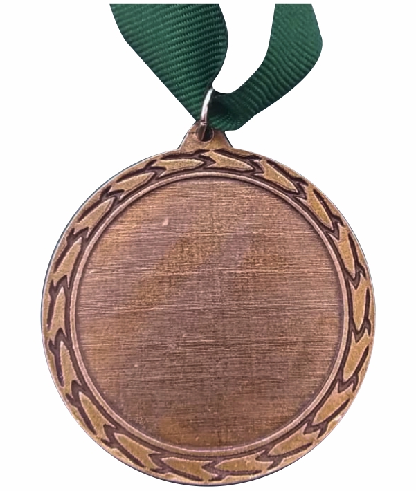 Bronze Plain Medal 50mm budget recess, 41mm Recess
