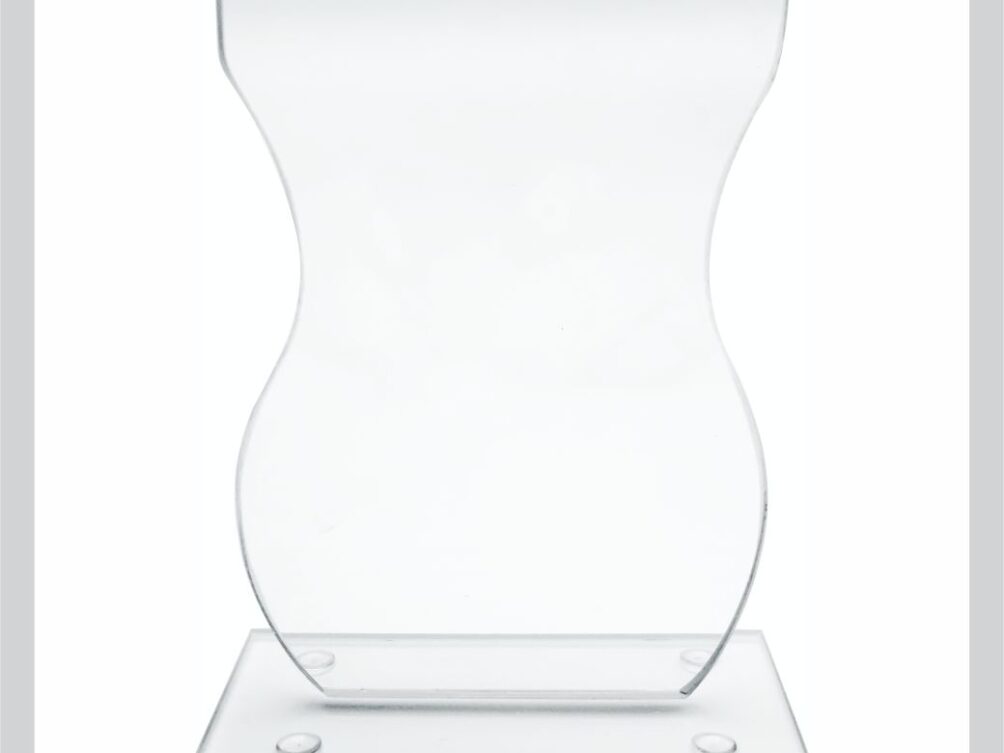 Glass Trophy 150mm 5MM THICK