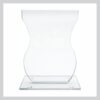 Glass Trophy 150mm 5MM THICK