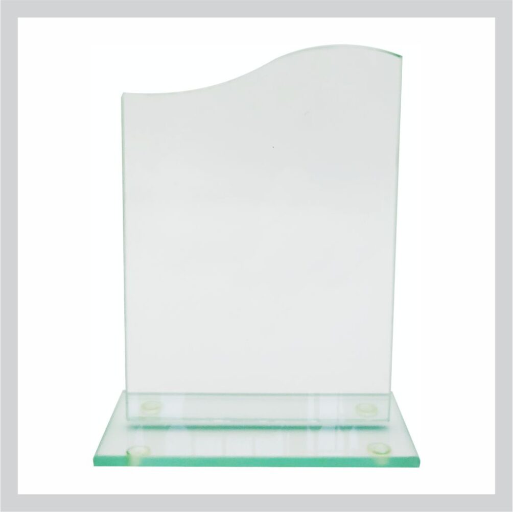 Glass Trophy 150mm 5MM THICK