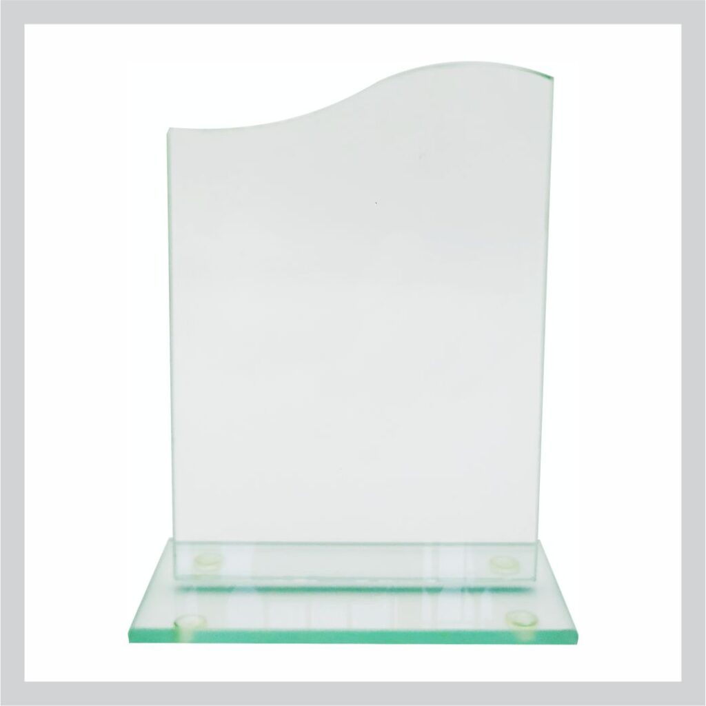 Glass Trophy 150mm 5MM THICK