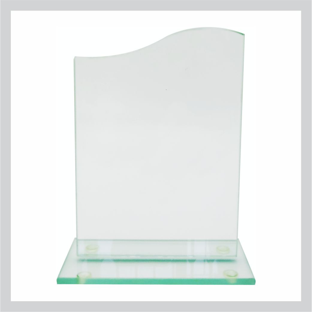 Glass Trophy 150mm 5MM THICK