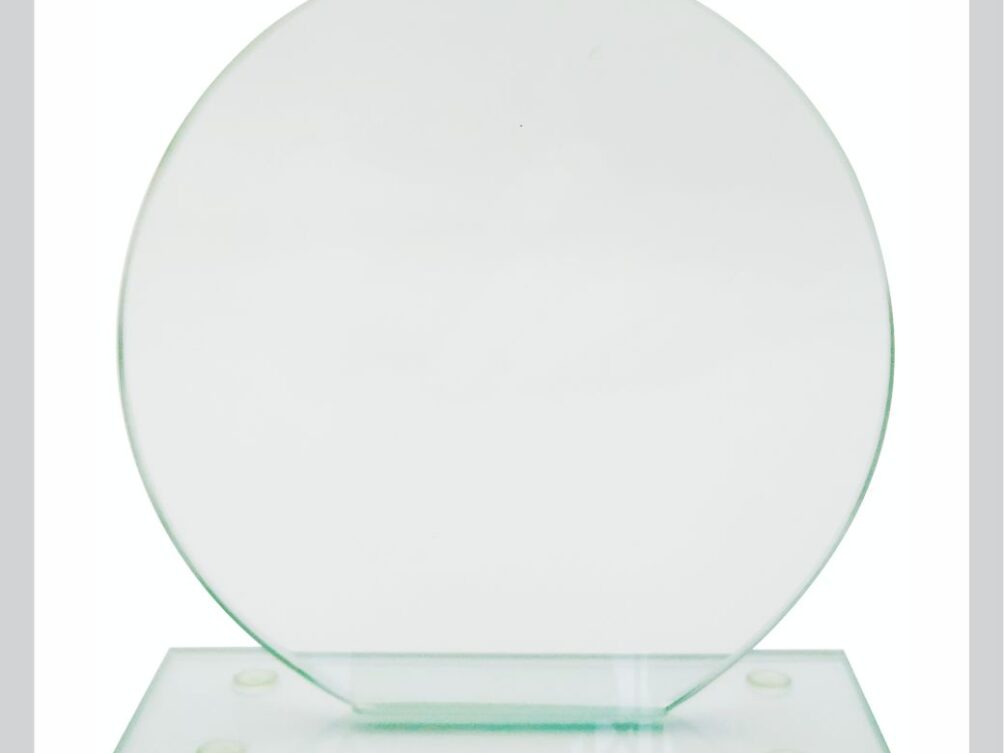 Glass Trophy 150mm 5MM THICK