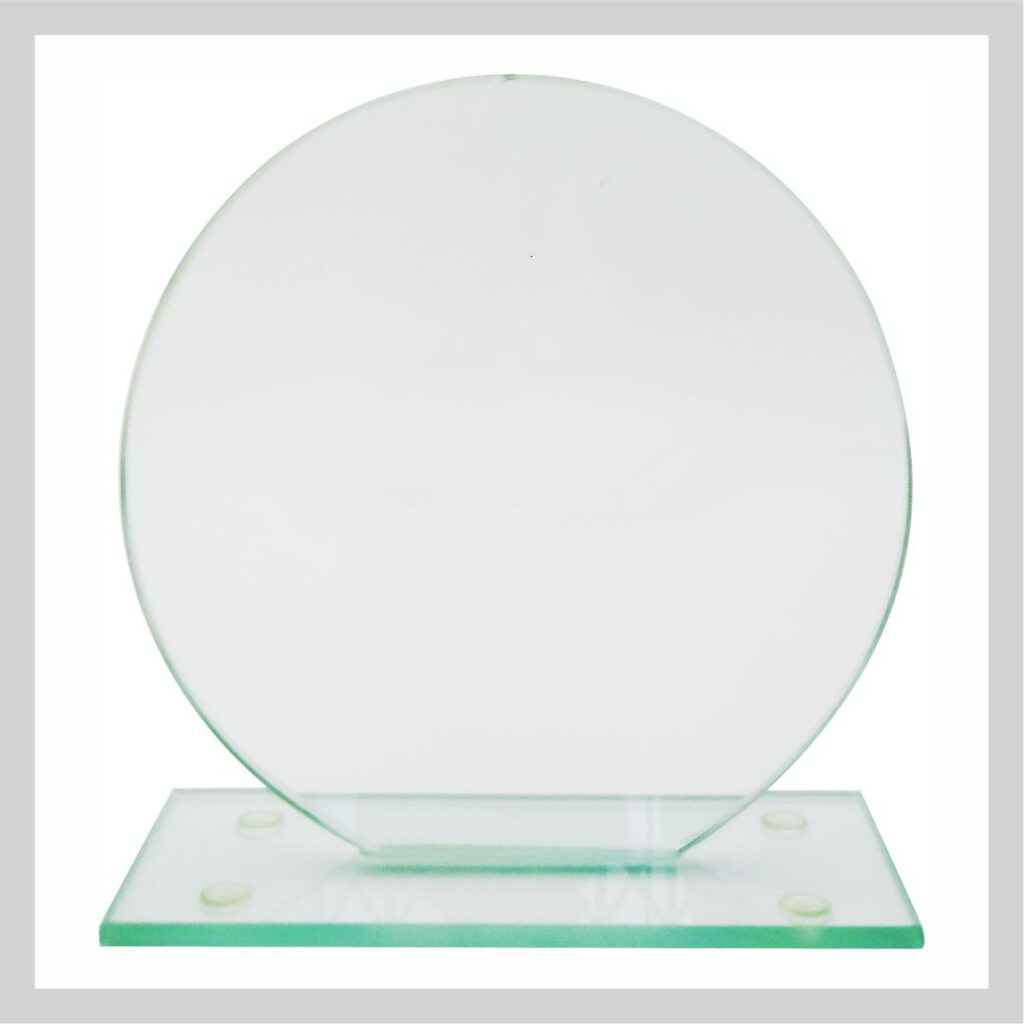 Glass Trophy 150mm 5MM THICK