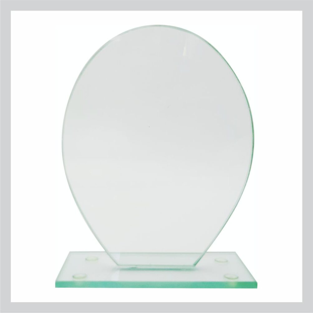 Glass Trophy 150mm 5MM THICK