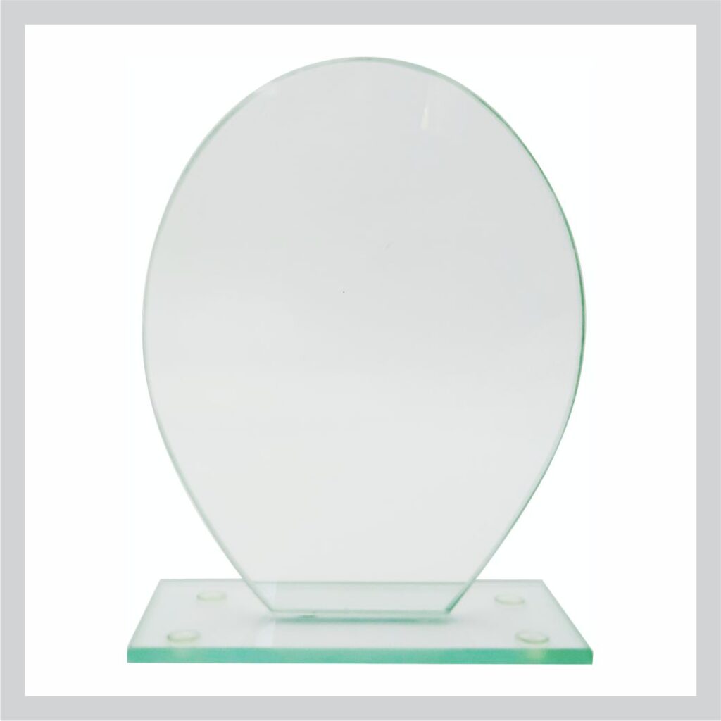 Glass Trophy 150mm 5MM THICK