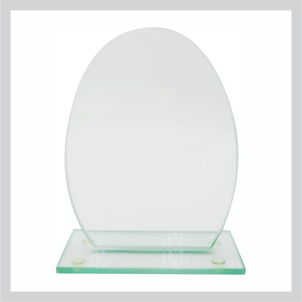 Glass Trophy 150mm 5MM THICK
