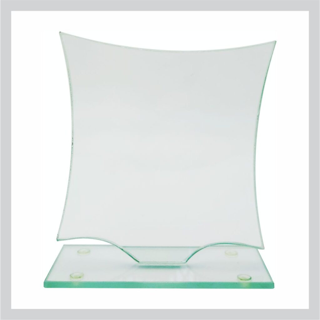 Glass Trophy 150mm 5MM THICK