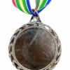 Silver Plain Medal 50mm budget recess, 41mm Recess - SA Flag Colors