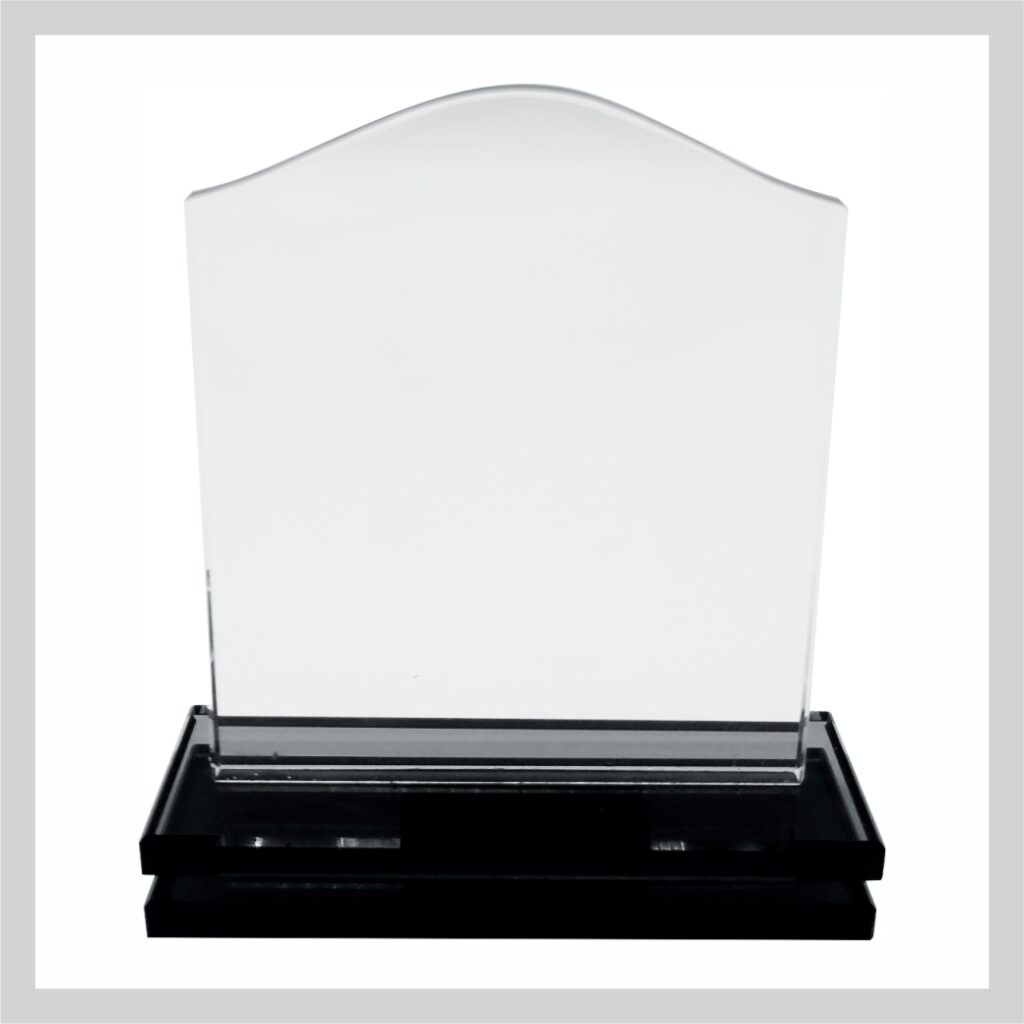 Glass Trophy 135mm 10mm THICK