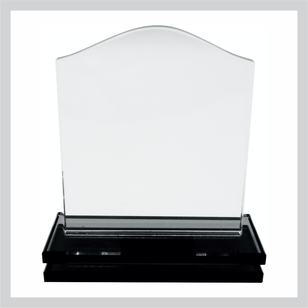 Glass Trophy 135mm 10mm THICK