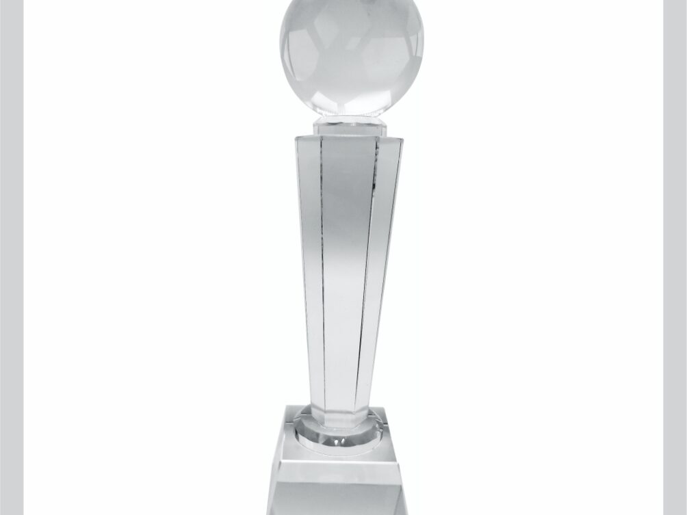 Glass Trophy 235mm 10mm THICK SOCCER