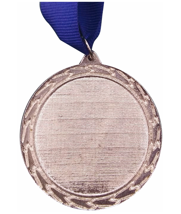 Silver Plain Medal 50mm budget recess, 41mm Recess