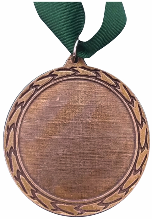 Bronze Plain Medal 50mm budget recess, 41mm Recess