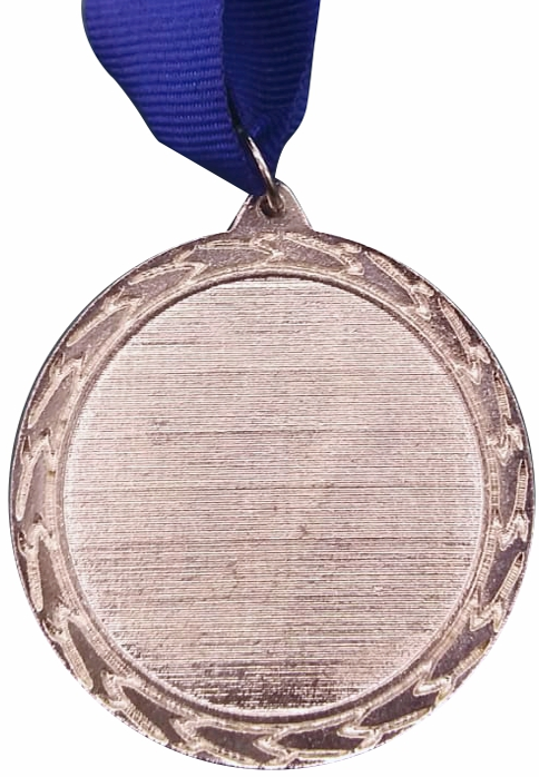 Silver Plain Medal 50mm budget recess, 41mm Recess