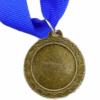 Bronze Plain Medal 50mm budget recess, 41mm Recess - Blue