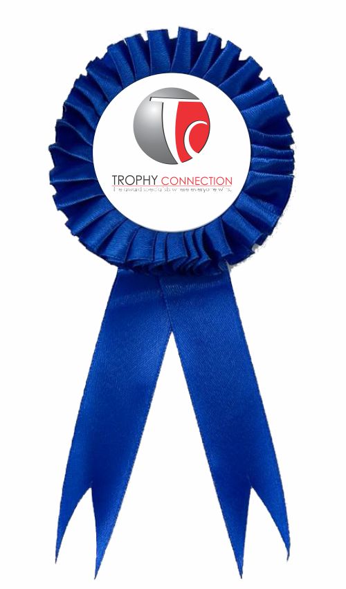 58mm Blue Rosette