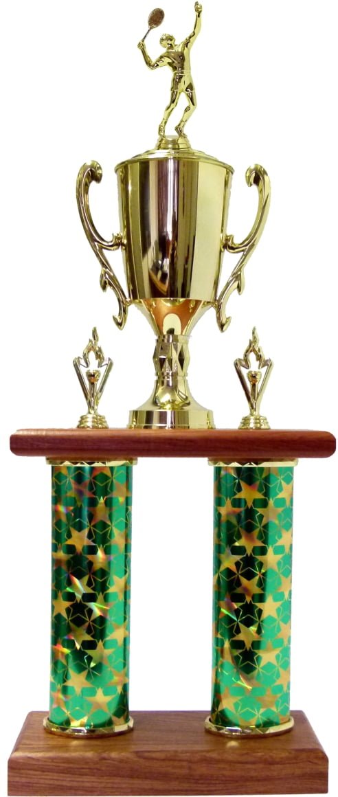 Tennis Male Column Trophy 690mm