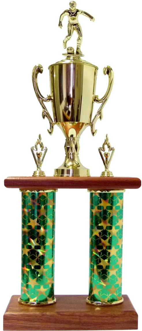Soccer Female Column Trophy 675mm