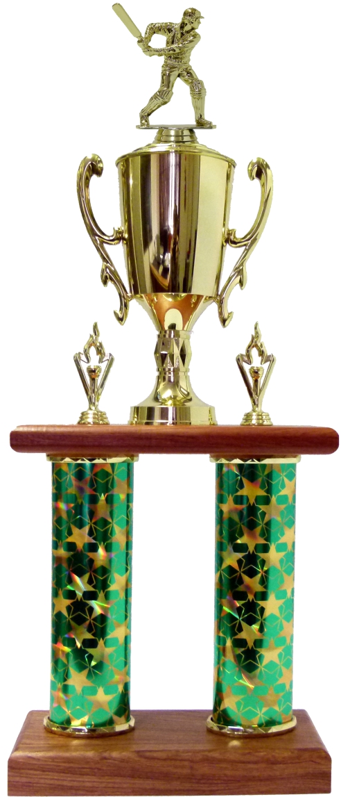 Cricket Column Trophy Female 675mm