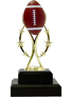 Rugby Colour Ball Trophy 195mm