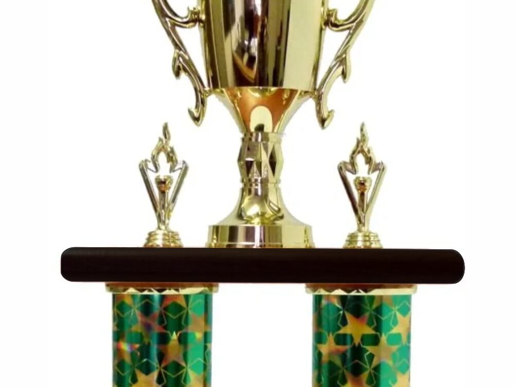Soccer Sport Scene Column Trophy 715mm