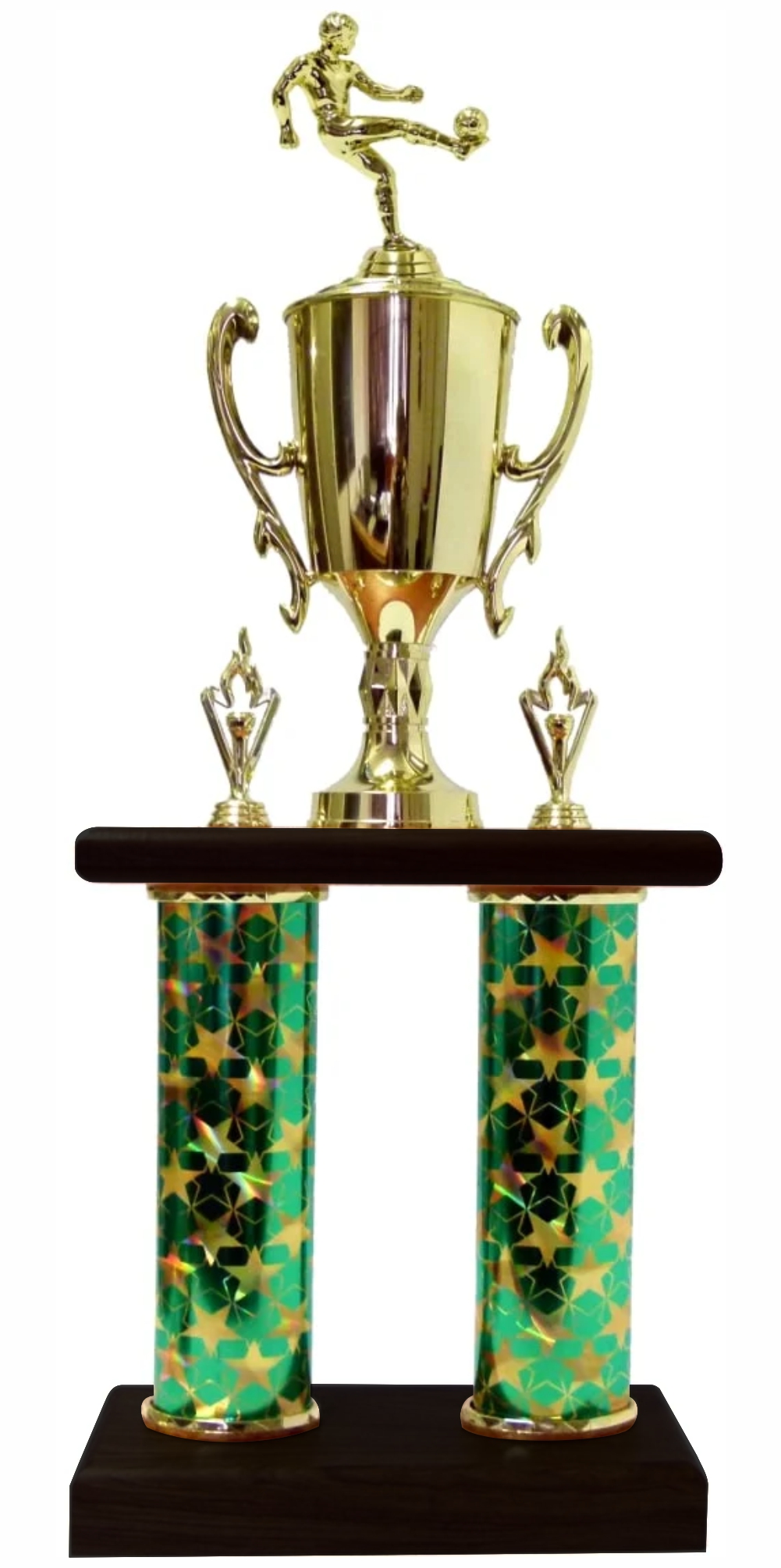 Soccer Kicker Column Trophy 665mm