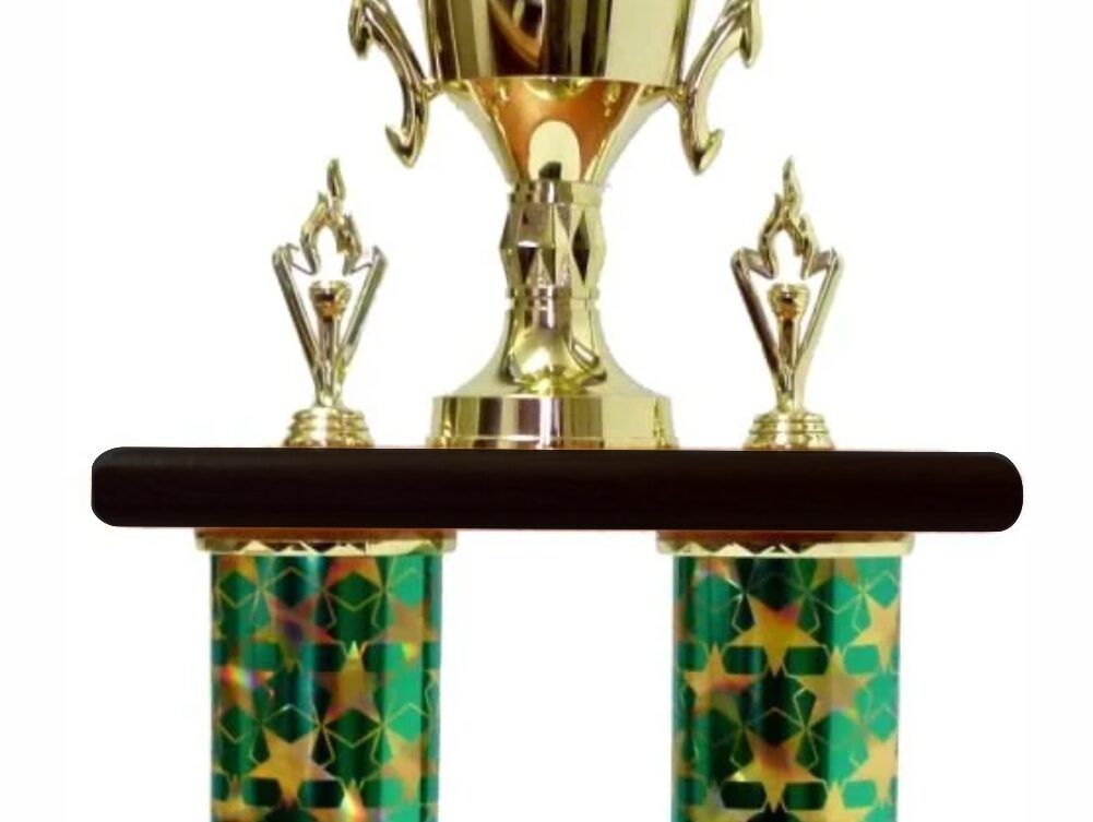 Rugby Runner Column Trophy 650mm