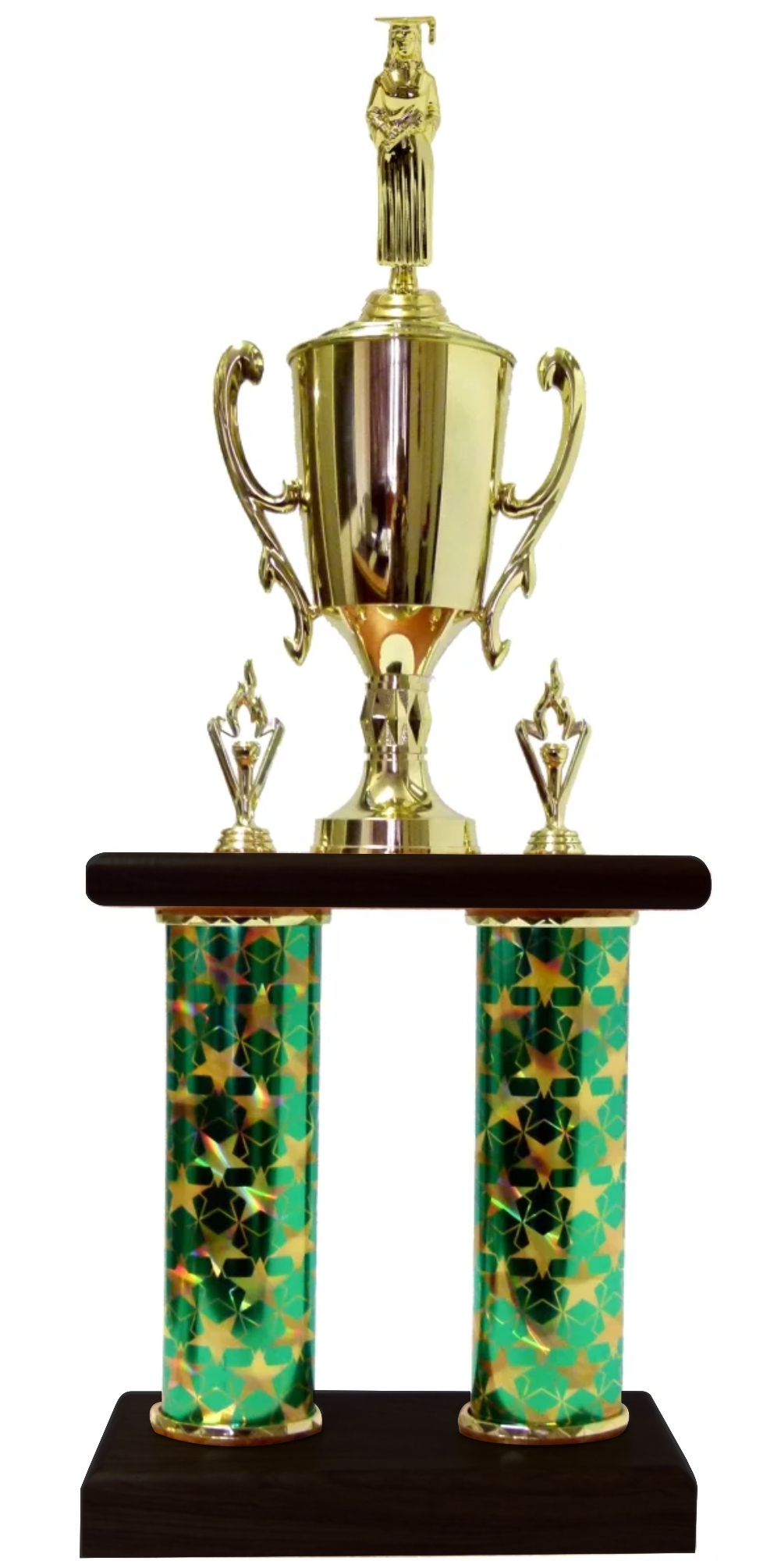 Graduate Male Female Column Trophy 675mm