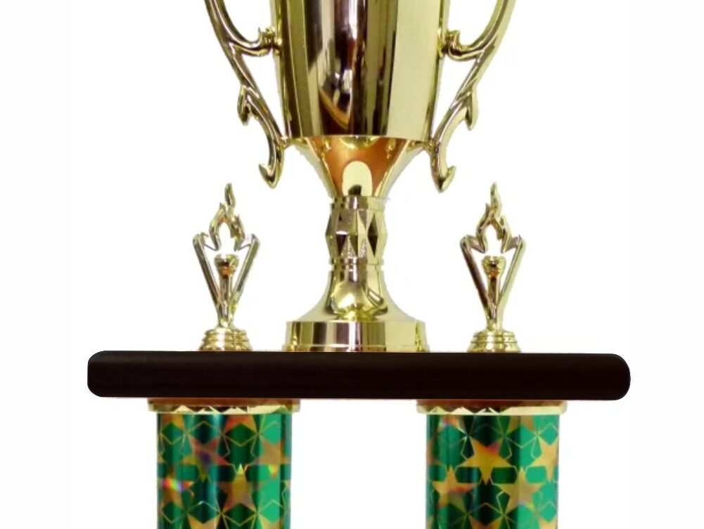 Golf Male Column Trophy 690mm