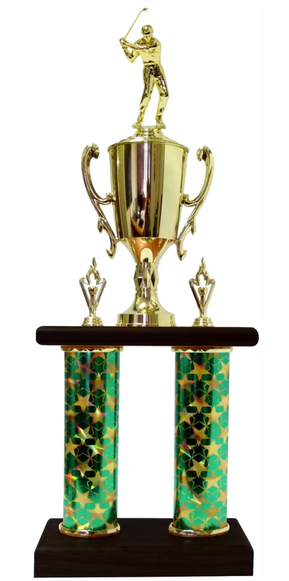 Golf Male Column Trophy 690mm