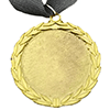 MED1 | Gold Medal 60mm X 60mm Recess - Black
