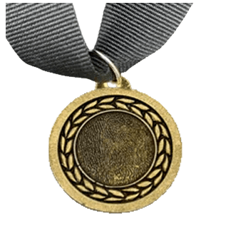 MED10 | Bronze Medal 38mm X 25mm Recess