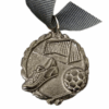 Casted Silver Medals – No Inserts Medals - Black