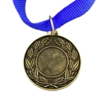 MED9 | Bronze Medal 38mm X 25mm Recess - Blue