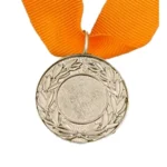 MED9 | Silver Medal 38mm X 25mm Recess - Orange
