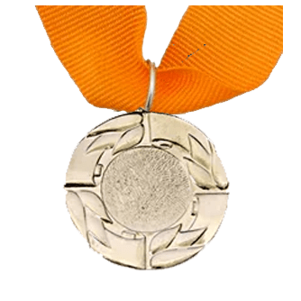 MED8 | Silver Medal 38mm X 25mm Recess