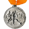 Casted Silver Medals (55mm) – No Inserts Medals - Orange