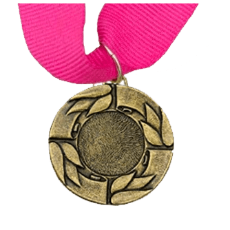 MED8 | Bronze Medal 38mm X 25mm Recess