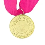 MED9 | Gold Medal 38mm X 25mm Recess - Pink
